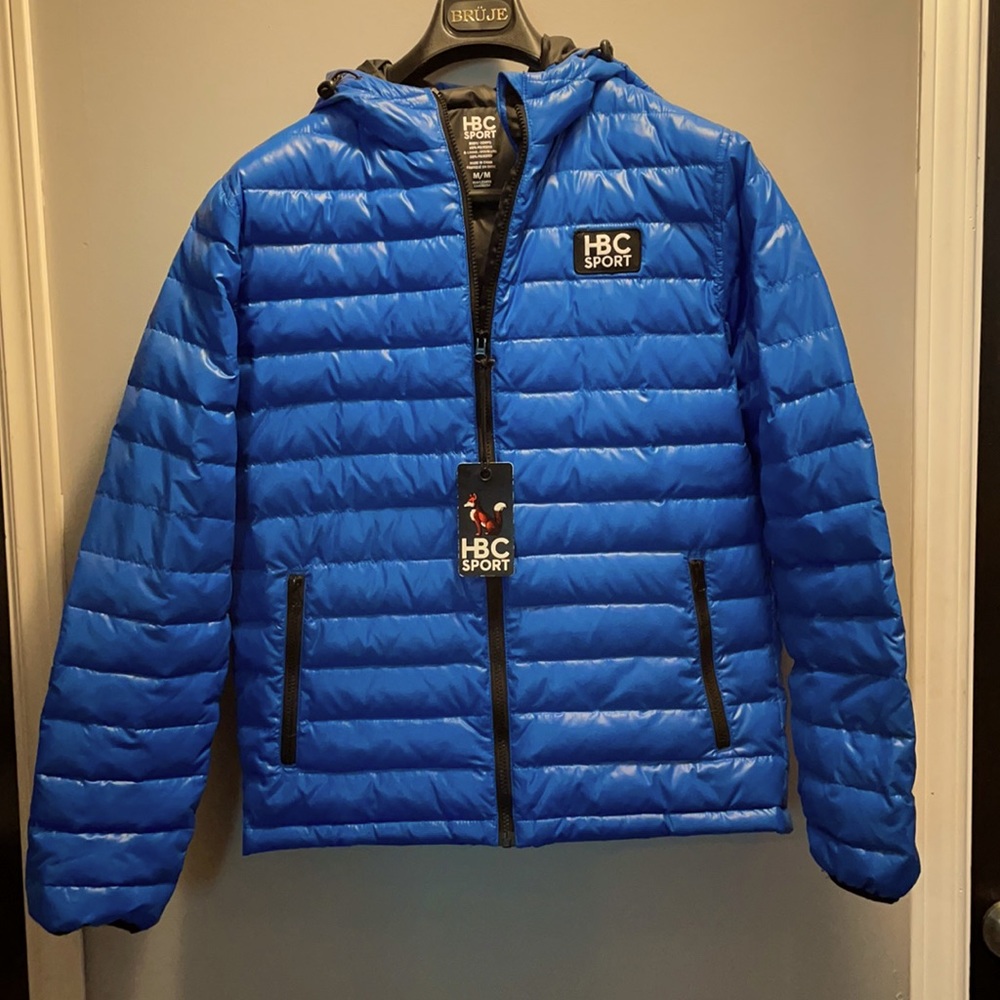 Men’s puffy bomber jacket